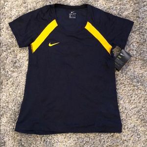 Nike - Dry Fit - Navy Blue & Gold